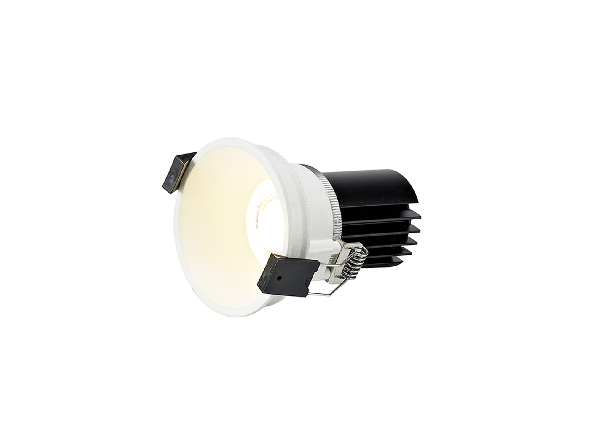 DM201756  Bania 12 Powered by Tridonic  12W 2700K 1200lm 12° CRI>90 LED Engine, 350mA White Fixed Recessed Spotlight, IP65